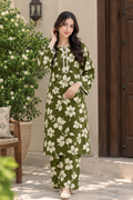 Premium Printed Linen 2-Piece Unstitched Suit